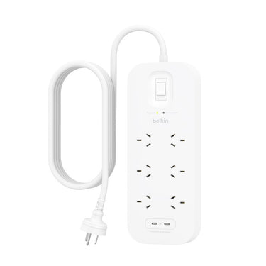 Belkin SurgePro 6-Outlet Surge Protector with Dual USB-C 30W